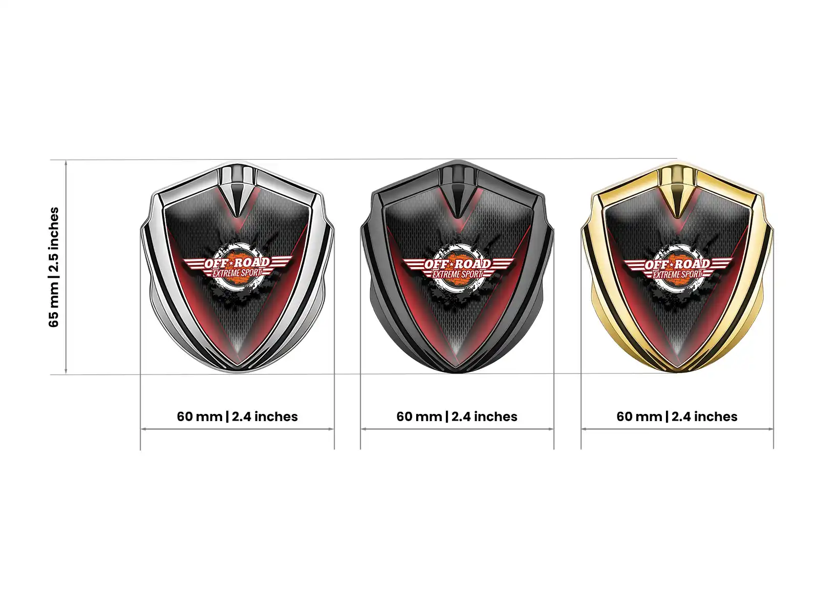 Metal Domed Emblem Professional Sturdy